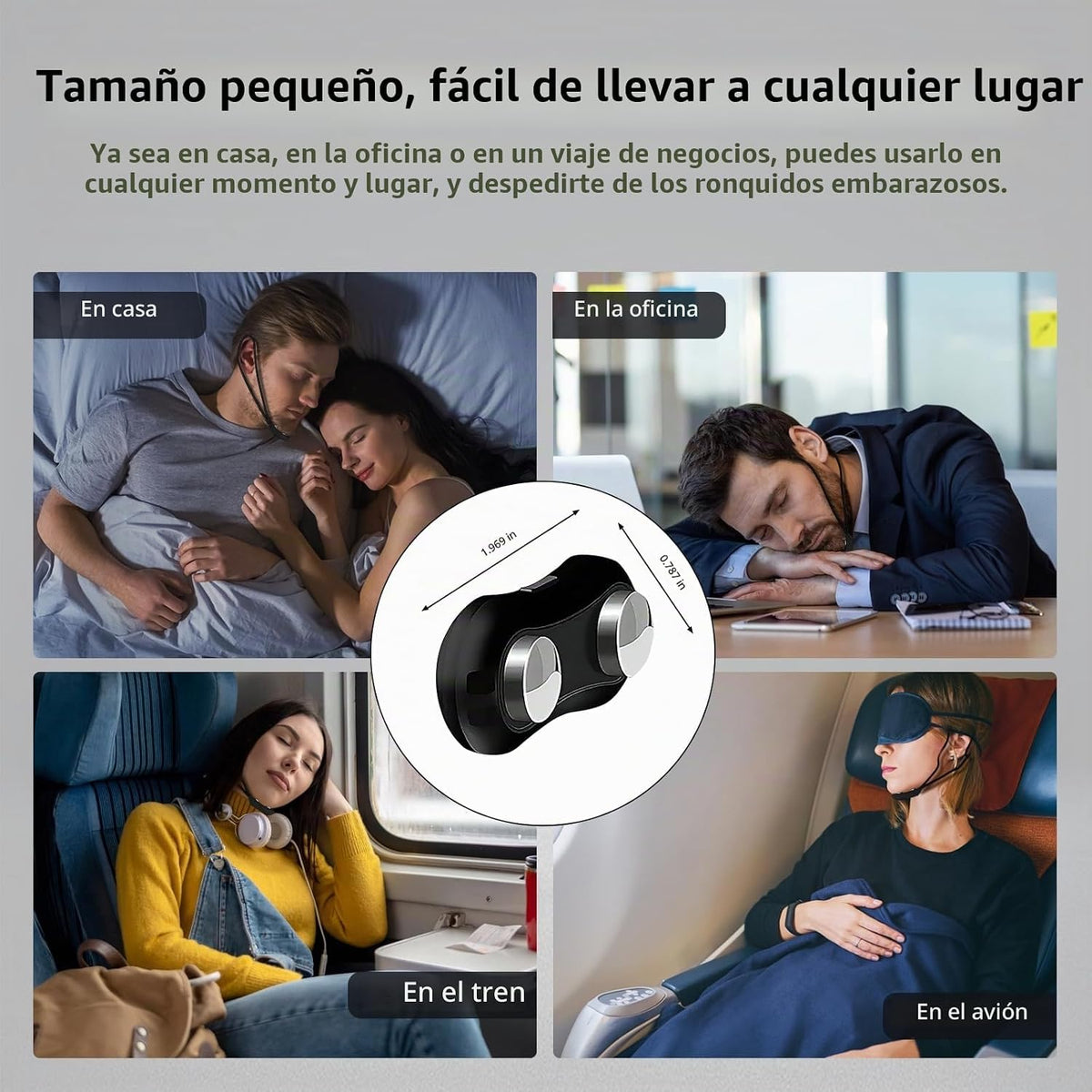 Dispositivo inteligente antironquidos