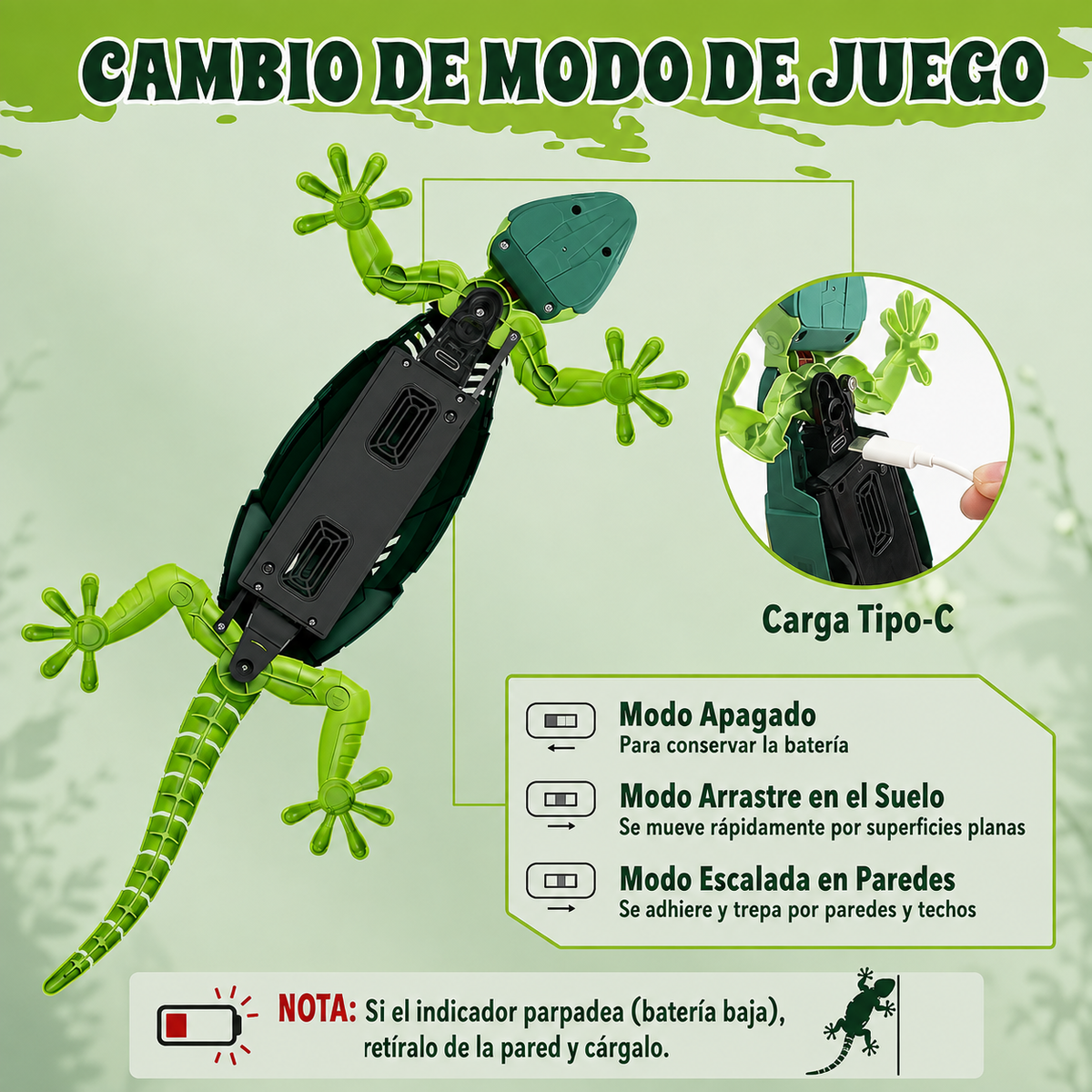 ChamiCatch™ | Lagarto trepador de paredes