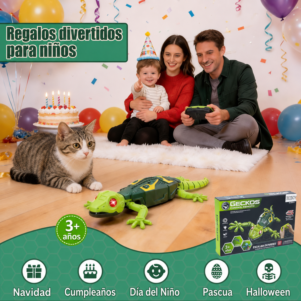 ChamiCatch™ | Lagarto trepador de paredes